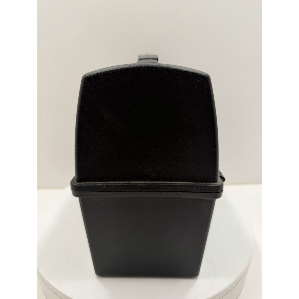 VINTAGE *NEW* 1970's Aladdin Dura Diner Black Plastic Dome Lunch Box w/ Thermos