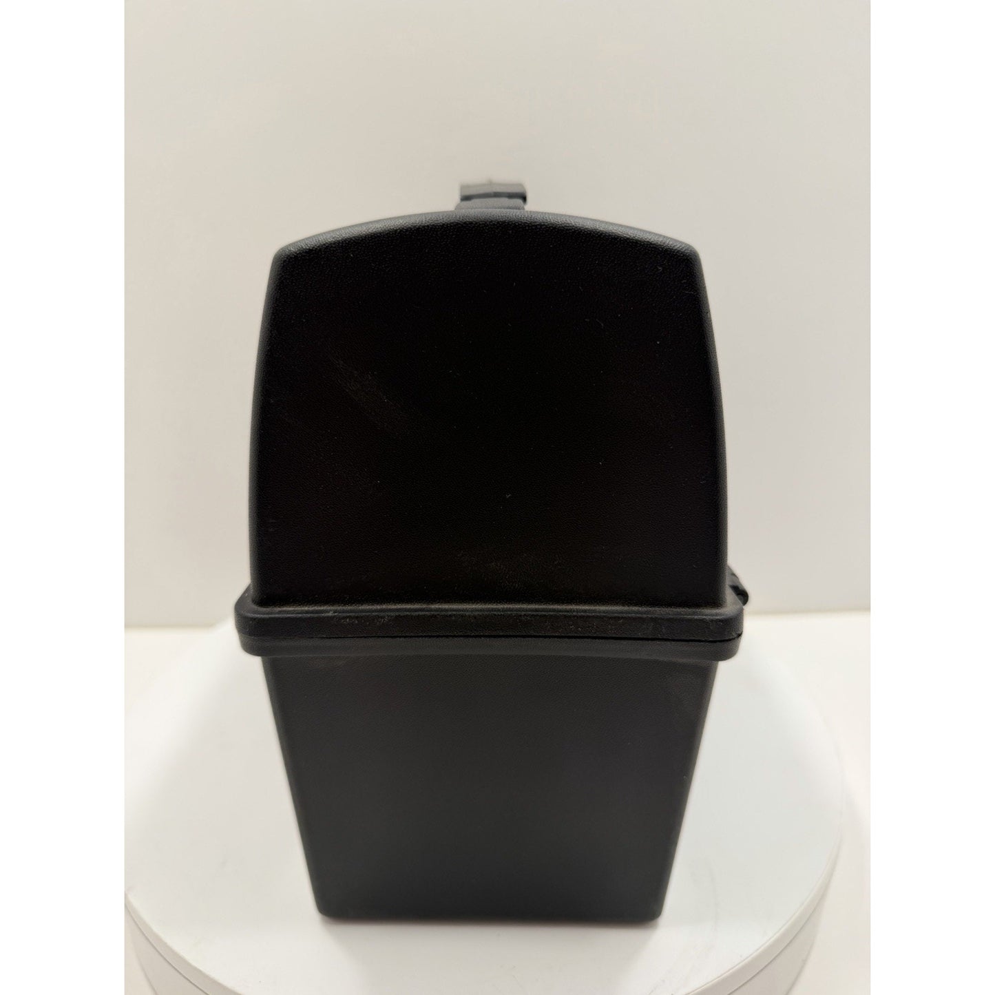 VINTAGE *NEW* 1970's Aladdin Dura Diner Black Plastic Dome Lunch Box w/ Thermos