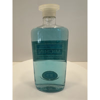 VINTAGE *NEW* 1960's Johnson & Johnson Micrin Mouthwash Glass Bottle 12 FL OZ