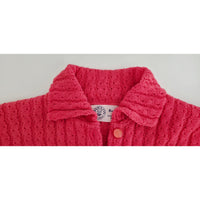 VINTAGE *NEW* 1960's Ban-Lon Pink Collared Sweater  100% Acrylic Size 40 Made in New York