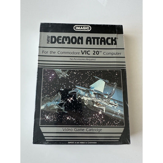 VINTAGE *NEW* DEMON ATTACK Commodore VIC 20 Video Game by IMAGIC