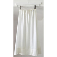 VINTAGE *PRISTINE* 1960's Women's Off-White Slip Skirt with Piping Size S