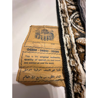 VINTAGE *NEW* 1960's "The Fight Through The Snow" Wall Art Rug / Tapestry