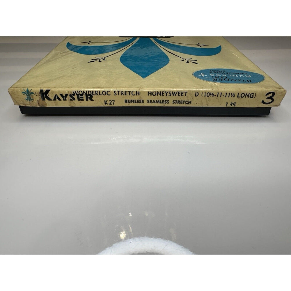VINTAGE *NEW* Kayser Hosiery-Seamless-Debonair-Sz10.5L X 6