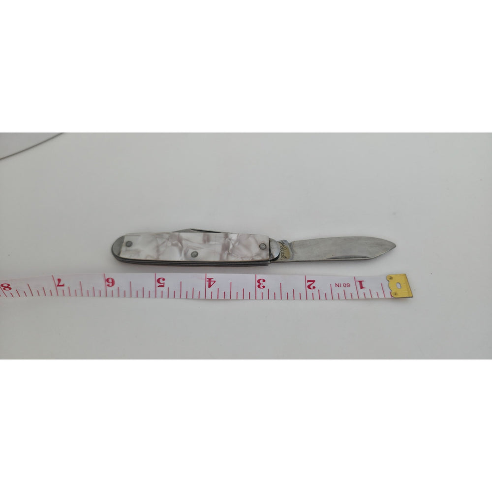 VINTAGE *NEW* 1960's Stainless Steel 2-Blade Pocket Knife