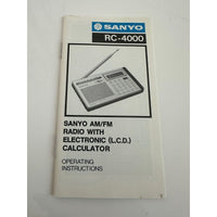 VINTAGE *NEW* Sanyo RC-4000 am/fm Pocket Calculator Radio