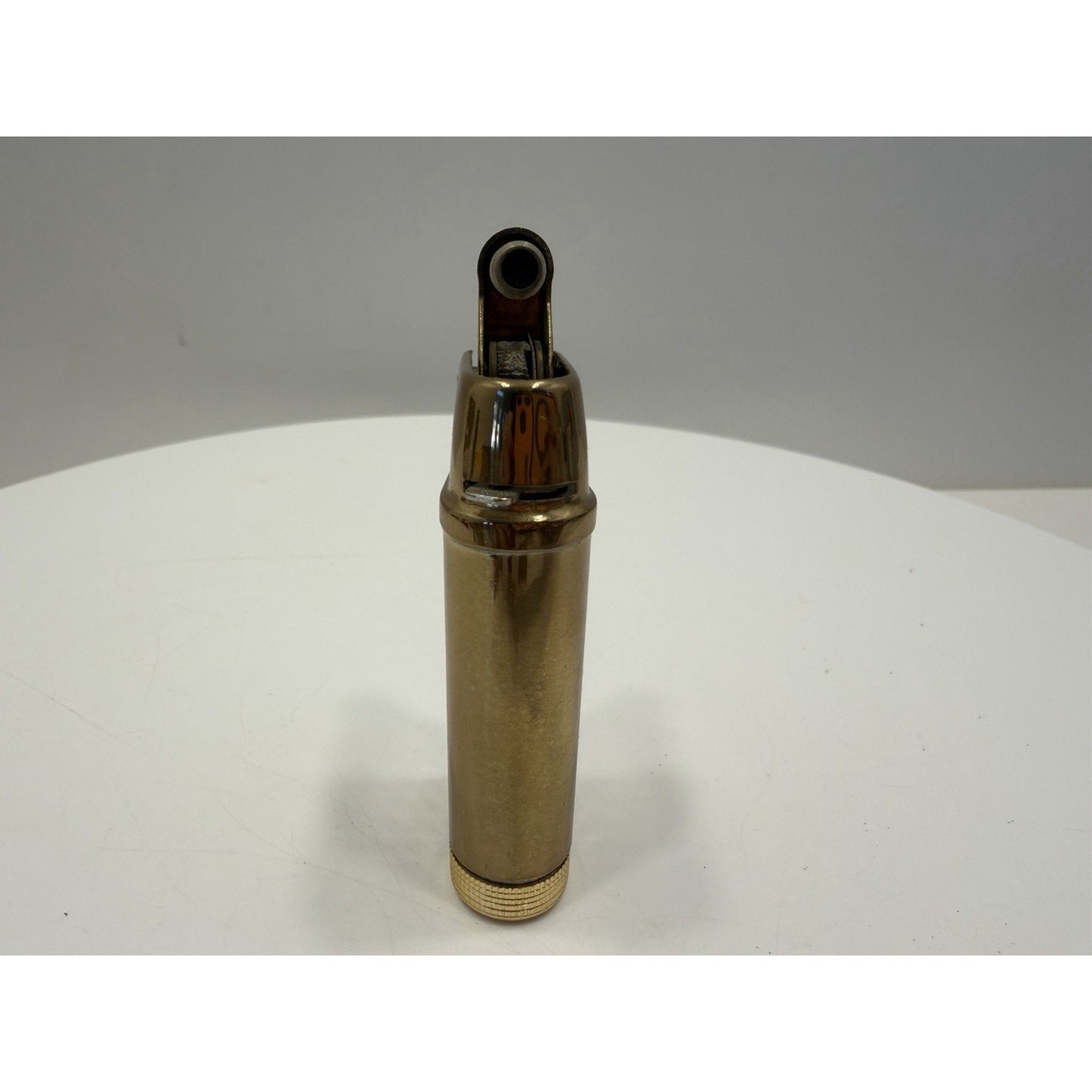 VINTAGE *NEW* 1950's Manor Gold Textured Butane Lighter