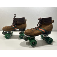 VINTAGE *NEW* 1970's's Hot Shot Suede Demi-Boot Roller Skates-MN'S 8/WMN 10