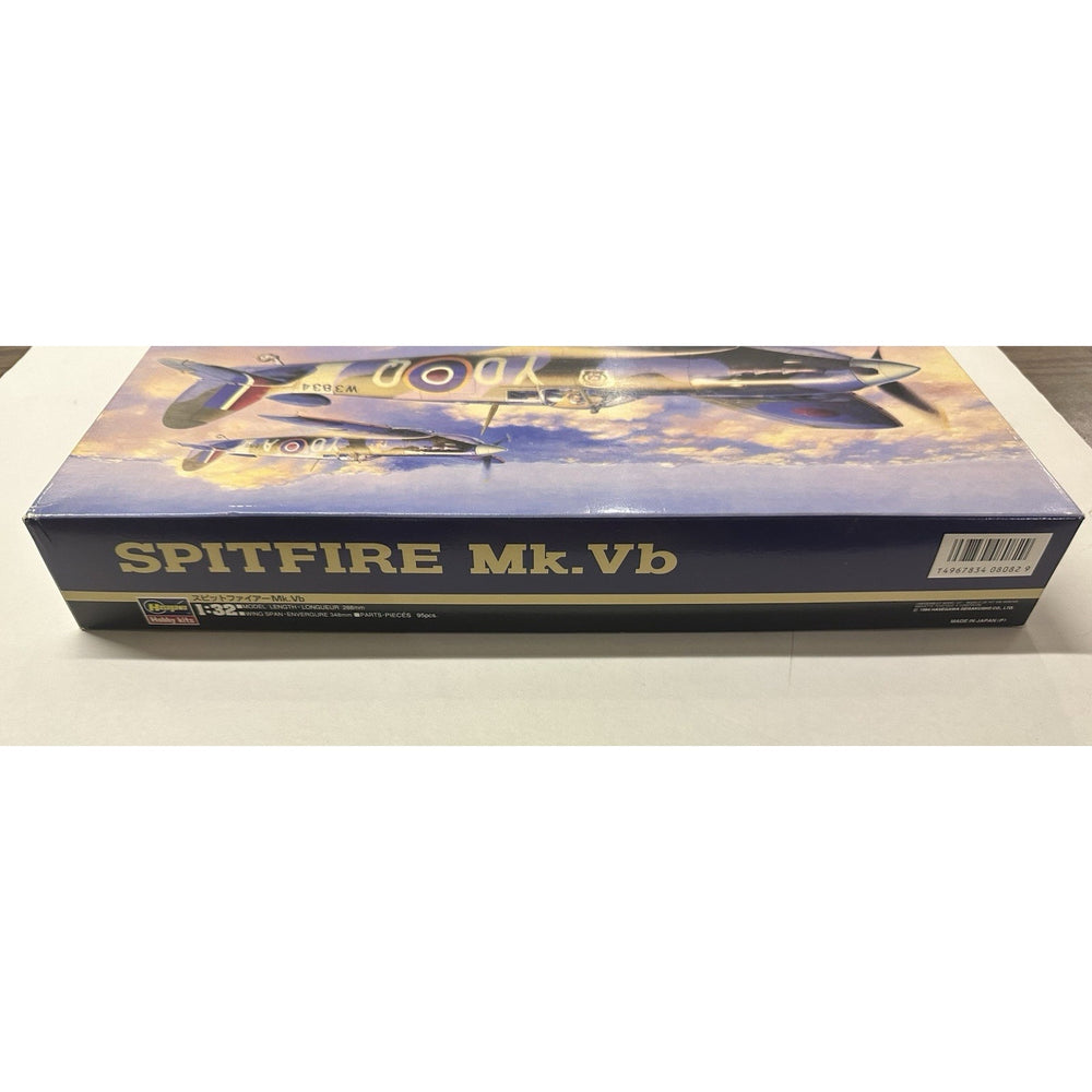 VINTAGE *NEW* Hasegawa Spitfire Mk.Vb Royal Air Force 08082 1:32 Model Kit