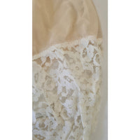 VINTAGE *NEW* 1960's Women's Empire Foundation Cream w/Lace Girdle Garter Size L