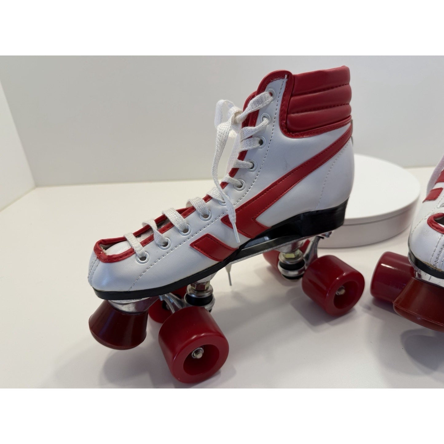 VINTAGE *NEW* 1970's Hot Shot Vinyl Demi-Boot Roller Skates-Men's 7/Women's 9