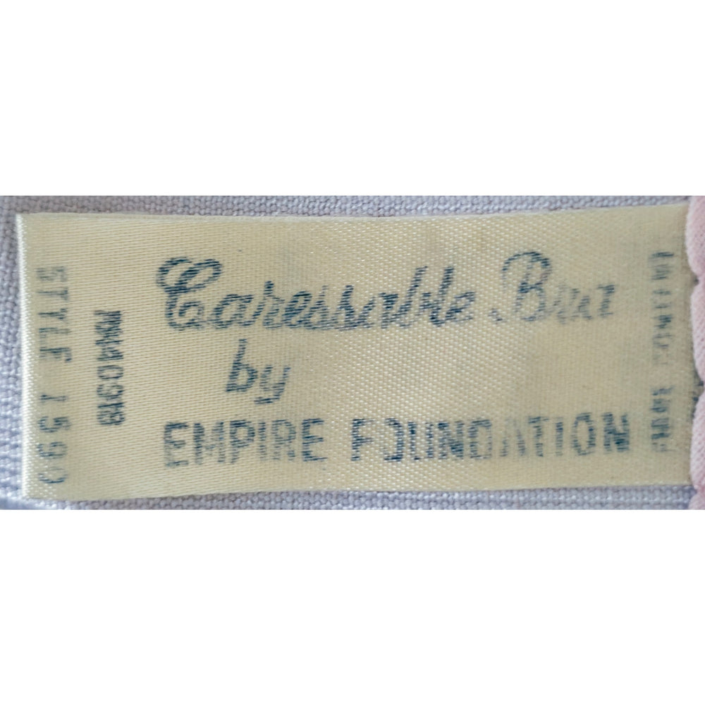 VINTAGE *NEW* 1960's Empire Foundation Women's Purple Lace Push-Up Bra Size 32A