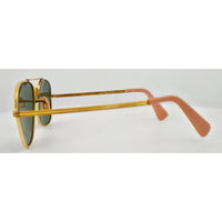 VINTAGE *NEW* 1970's Glam Unisex Gold Frame with Gray Lens Sunglasses