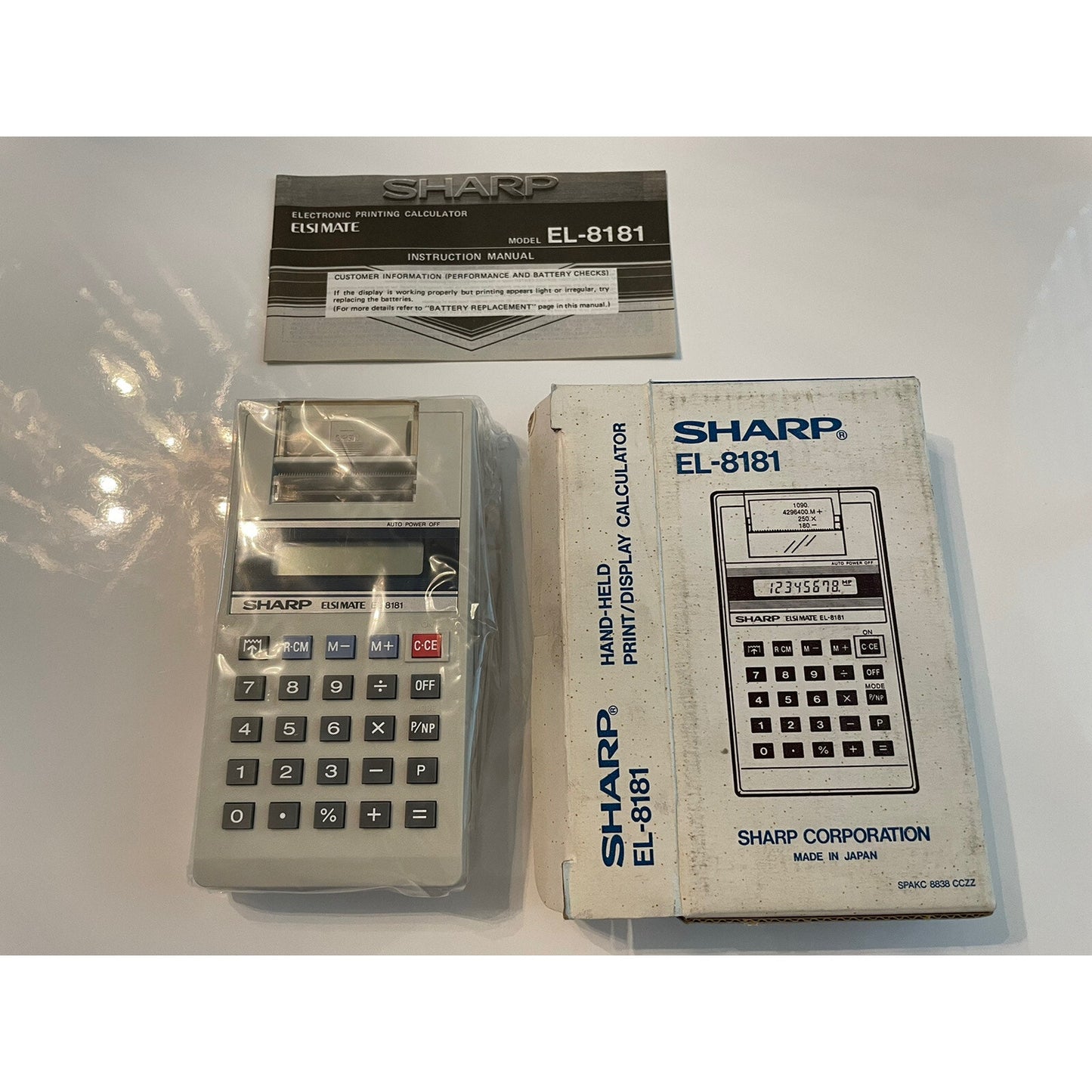 VINTAGE *NEW* 1980’s Sharp EL-8181 Print Calculator