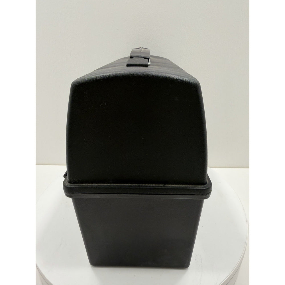 VINTAGE *NEW* 1970's Aladdin Dura Diner Black Plastic Dome Lunch Box w/ Thermos
