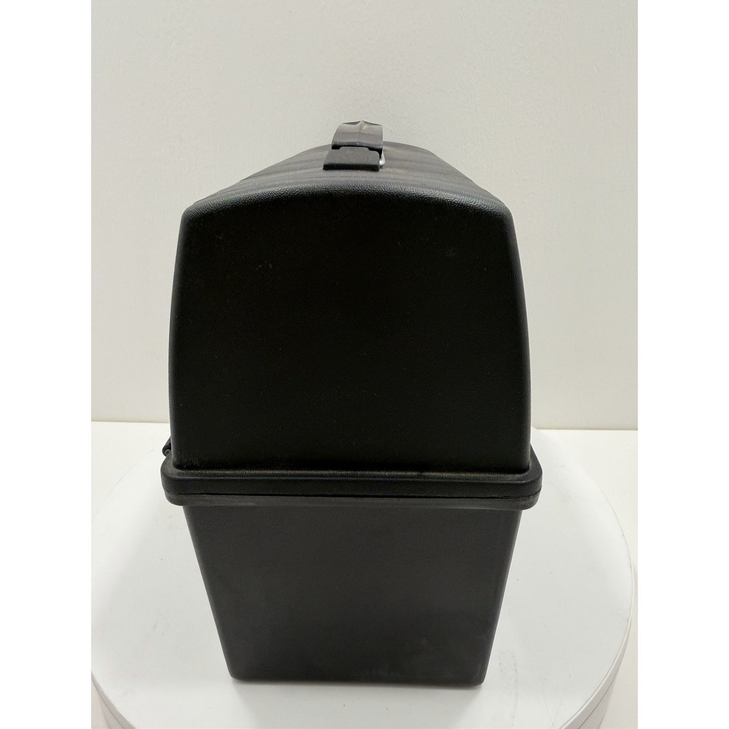 VINTAGE *NEW* 1970's Aladdin Dura Diner Black Plastic Dome Lunch Box w/ Thermos