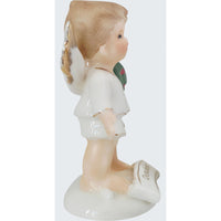 VINTAGE *NEW* 1960's October Birthday Angel Figurine Porcelain Made in Japan