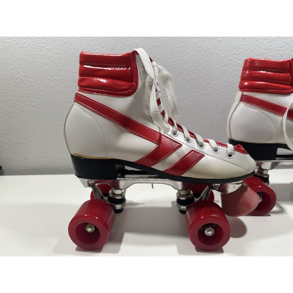 VINTAGE *NEW* 1970's Hot Shot Vinyl Demi-Boot Roller Skates-MN'S 6/WMN 8