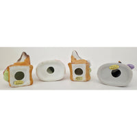 VINTAGE *NEW* 1960's Homco Miniature Ceramic Figurine Collection Set of 4 Korea