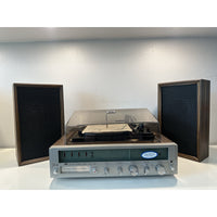 VINTAGE *NEW* 1970's ERC 8235 AM/FM 8-Track Record Player System with Speakers