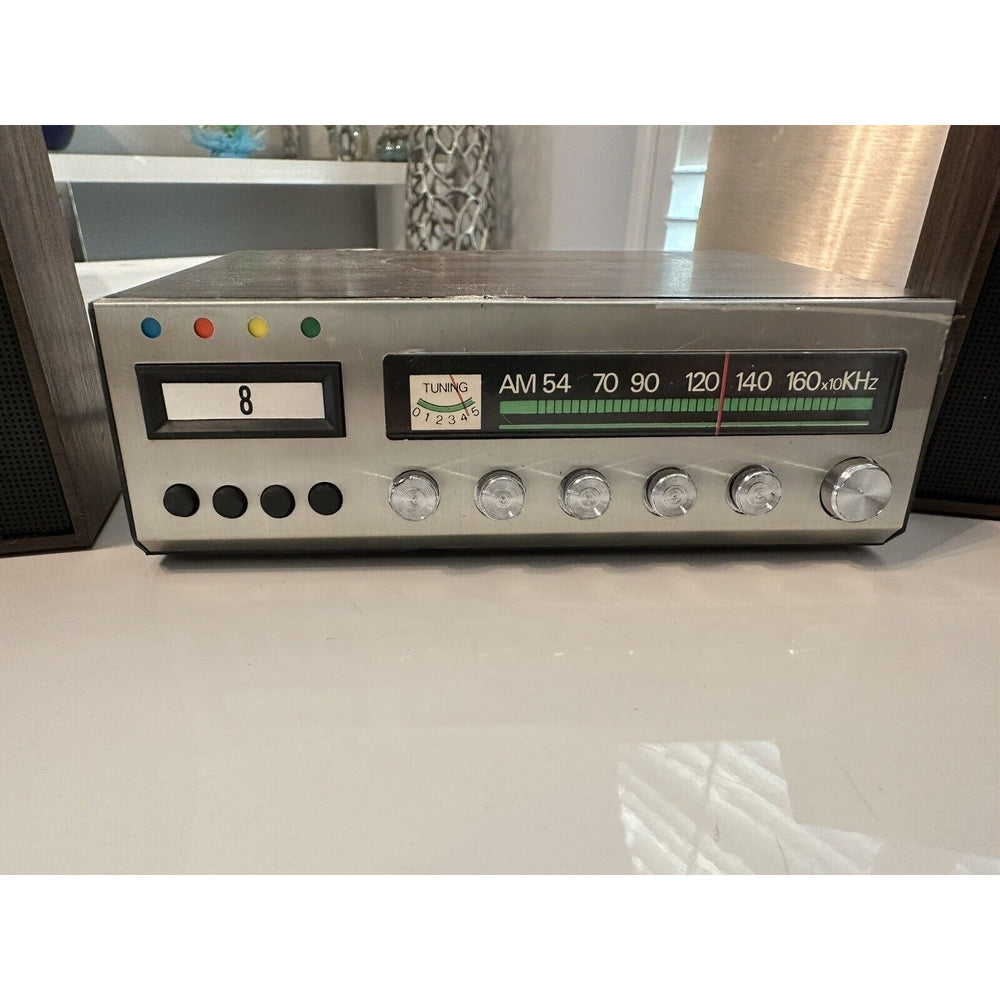 VINTAGE *NEW* 1970's Windsor Mini 6" Mock Stereo w/AM Radio and 2 Speakers