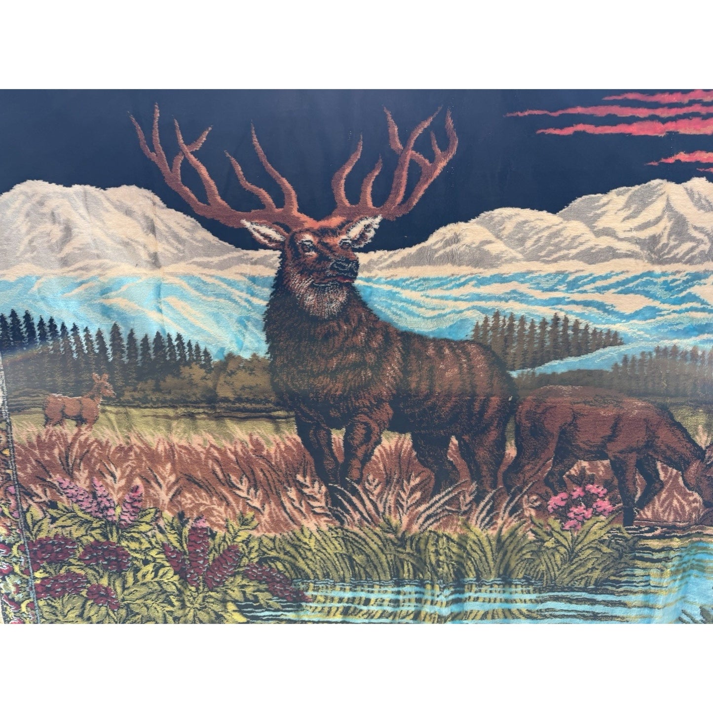 VINTAGE *PRISTINE* 1960's Buck Lebanese Velvet Tapestry