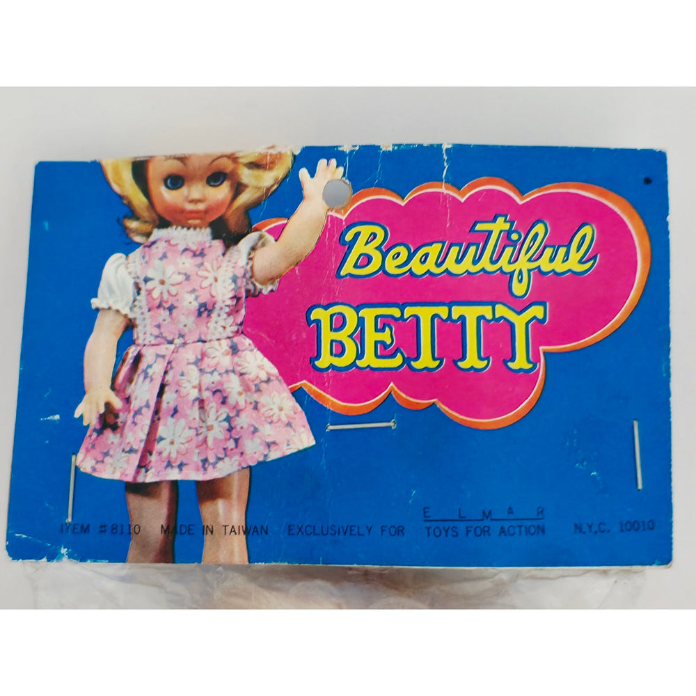 VINTAGE *NEW* 1960's Beautiful Betty Baby Doll by Elmar in Original Packaging