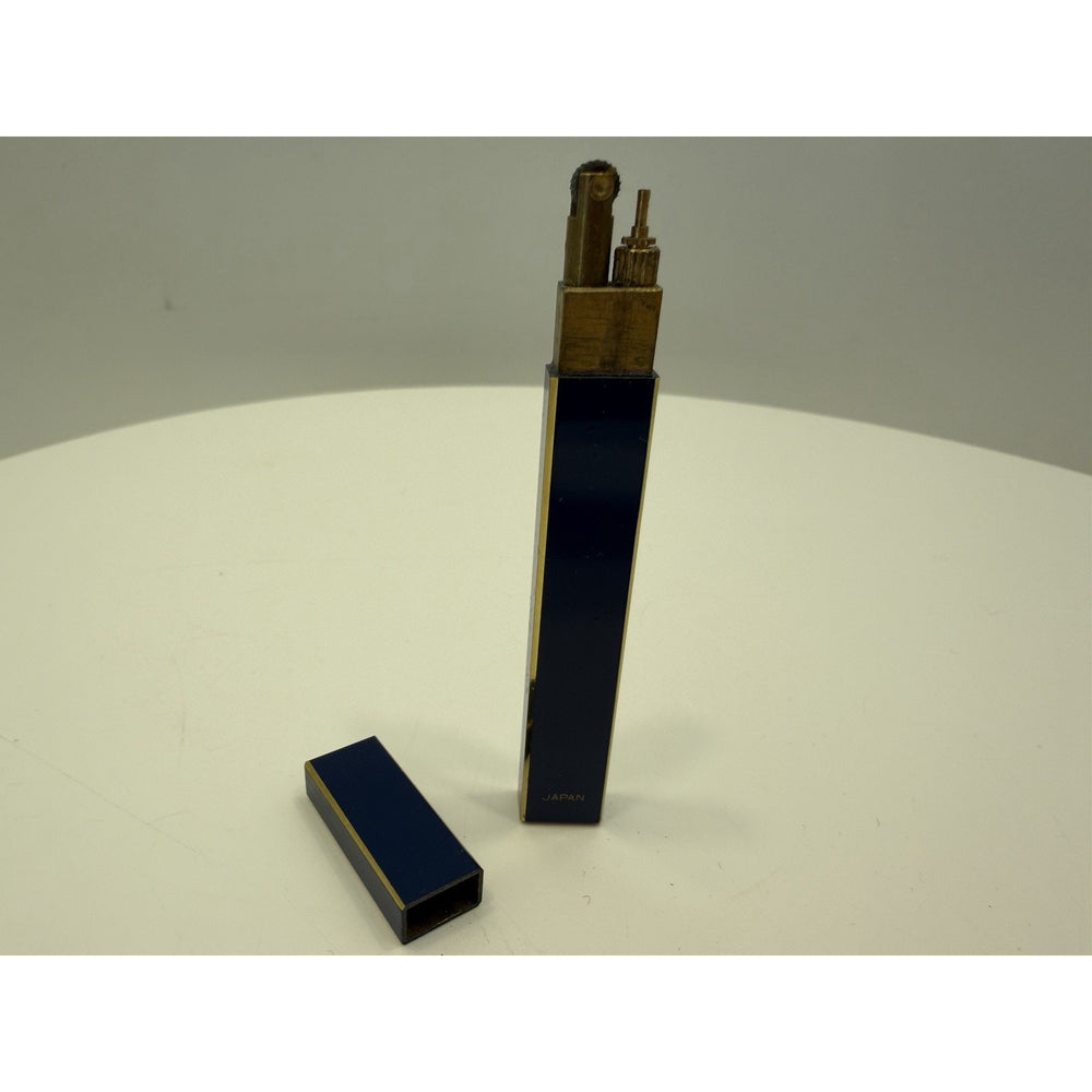 VINTAGE *NEW* 1950's Capri Vertical Stick Blue Japanese Lighter