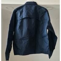 VINTAGE *NEW* 1970's Caribu Men's Navy Nylon All Weather Zip Hood Jacket Size M