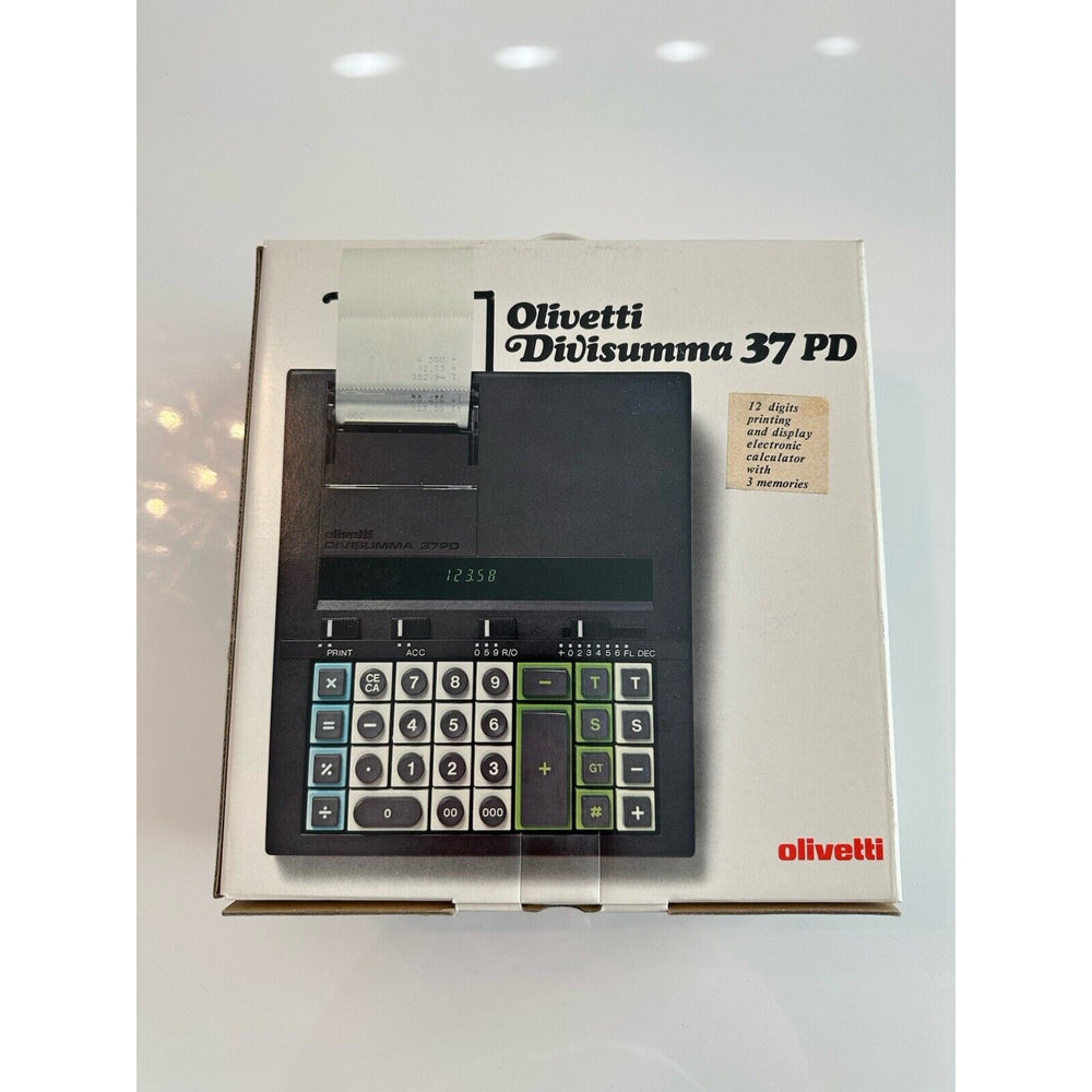 VINTAGE *NEW* Olivetti Divisumma 37PD Adding Machine