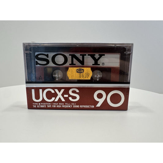 VINTAGE *NEW* 1980's Sony UCX-S 90 TYPE II Audio Cassette Tape Sealed