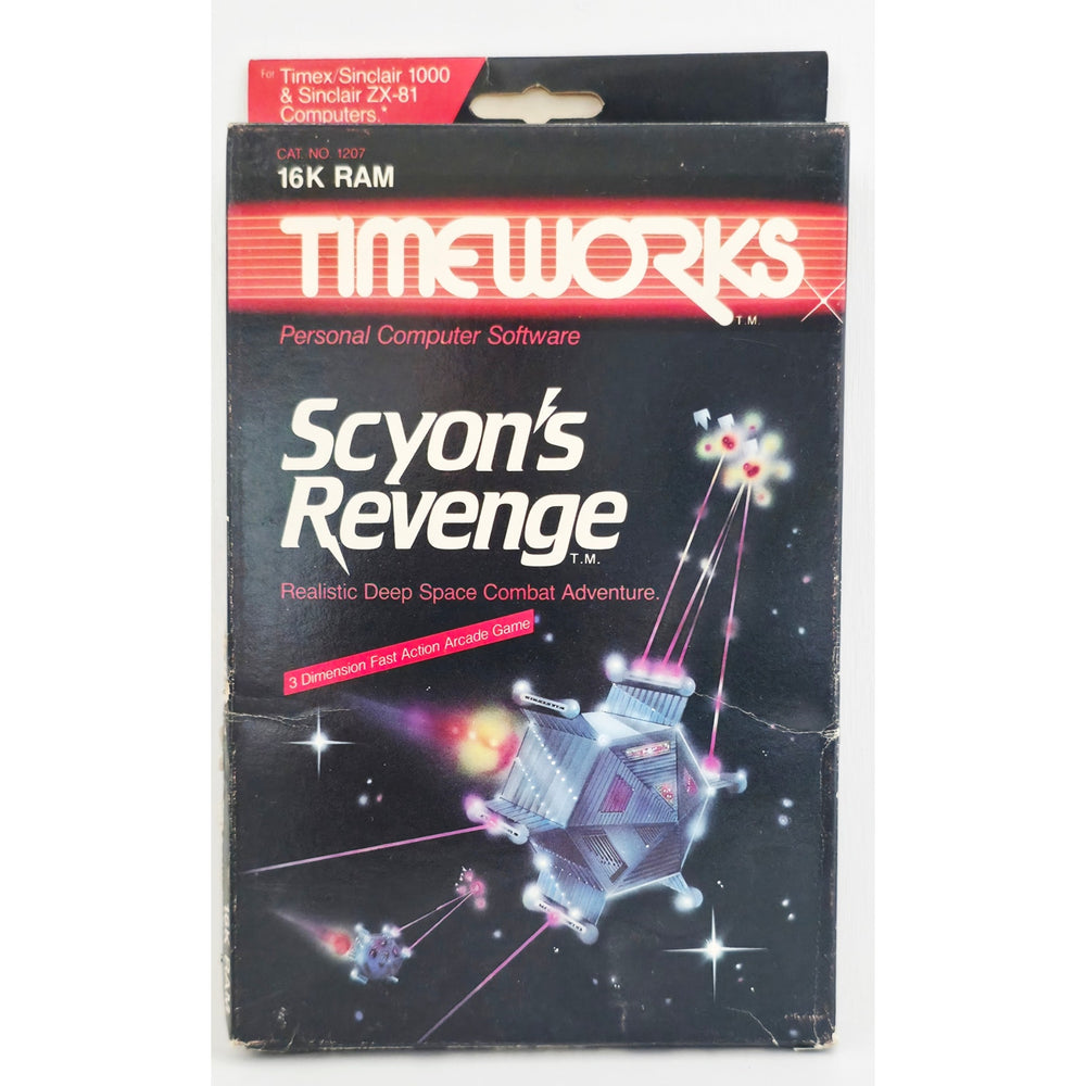 Timeworks Sinclair 1000 1983 Scyon's Revenge Game NOS Sealed Dealer Stock