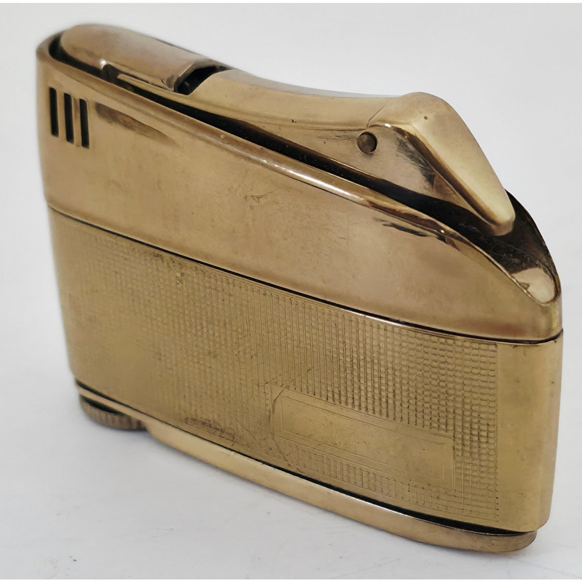VINTAGE *NEW* 1960's Magnum 300 Gold Textured Super Lighter Japan