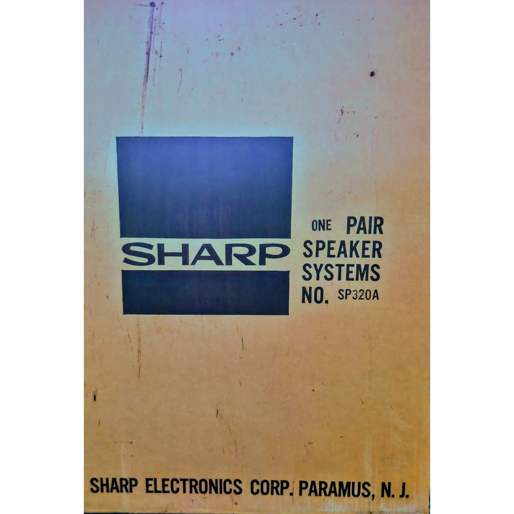 VINTAGE *NEW* 1970's Sharp SP-320A Set of 2 Speakers