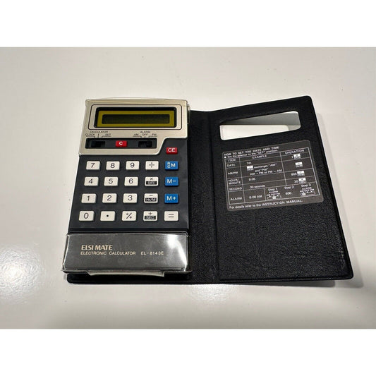 VINTAGE *NEW* Sharp EL-8143E Elsi Mate Electronic Calculator