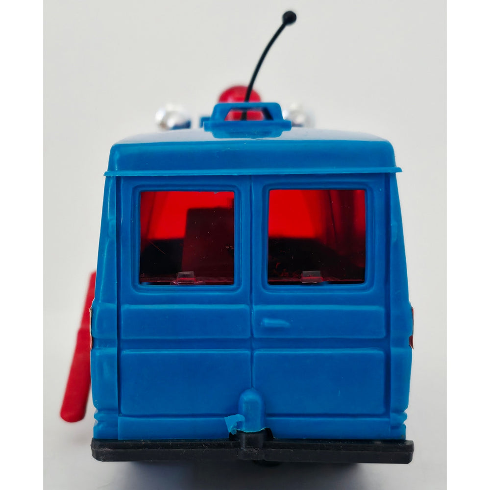 VINTAGE *NEW* 1960's Police Emergency Truck Mercedes Van w/Real Siren Sound 40