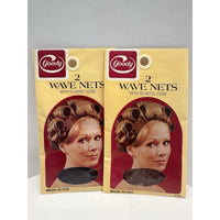 VINTAGE *NEW* 1982's Goody #16 Wave Net Elastic Edge Brown and Black Set USA