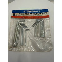 VINTAGE *NEW* 1960's Steelcraft 18-piece Hex Key Wrench Set