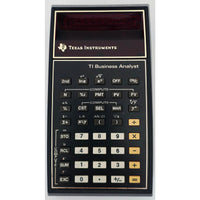 VINTAGE *PRISTINE* 1976 1st Generation Texas Instruments Business Analyst Portable Electronic Calculator