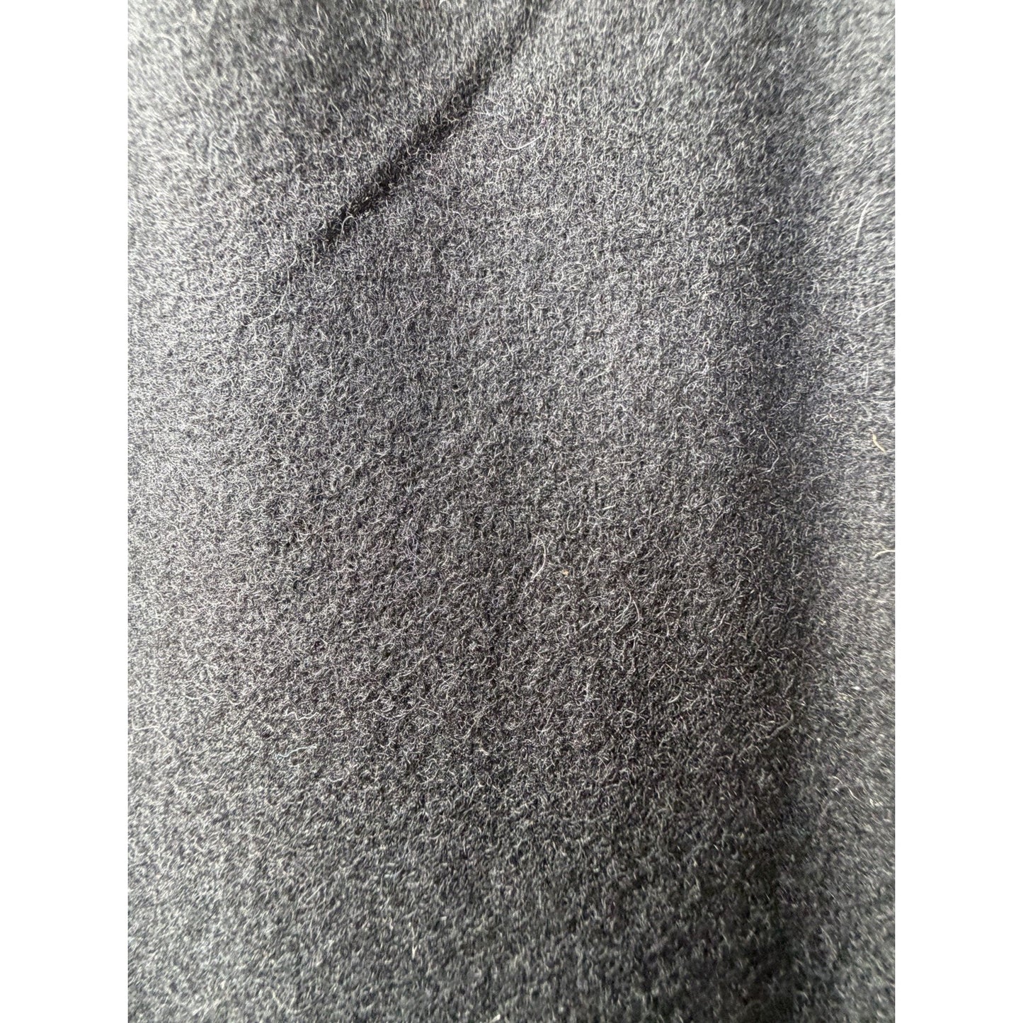 VINTAGE *NEW* 1960's Black Pencil Cashmere/Nylon Italian Belted Skirt