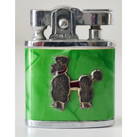 VINTAGE *NEW* 1956 Royal Star Japanese Super Lighter with Poodle Dog (Green)