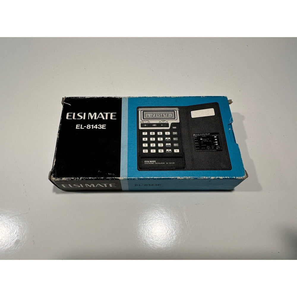 VINTAGE *NEW* Sharp EL-8143E Elsi Mate Electronic Calculator