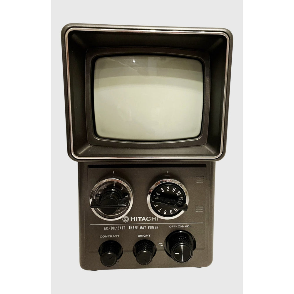 VINTAGE *NEW* 1970's K1100 AC/DC 5" Portable TV Television VHF/UHF