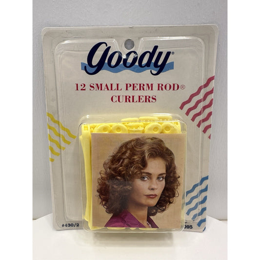 VINTAGE *NEW* 1991 Goody 430/2 Small Perm Rod Hair Curlers Pack of 12