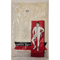 VINTAGE *NEW* 1970's Men's Outerwear (Long johns) Cream 100% Cotton Size S (36)