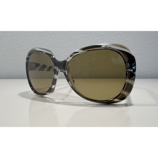 VINTAGE *NEW* 1960's Striped Tortoise Oversized Chic Sunglasses