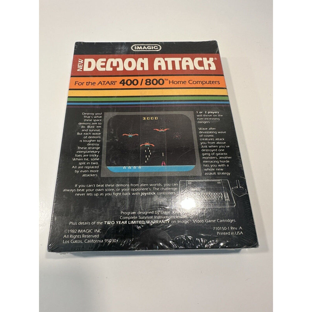 VINTAGE *NEW* Demon Attack Atari 400/800 Video Game imagic