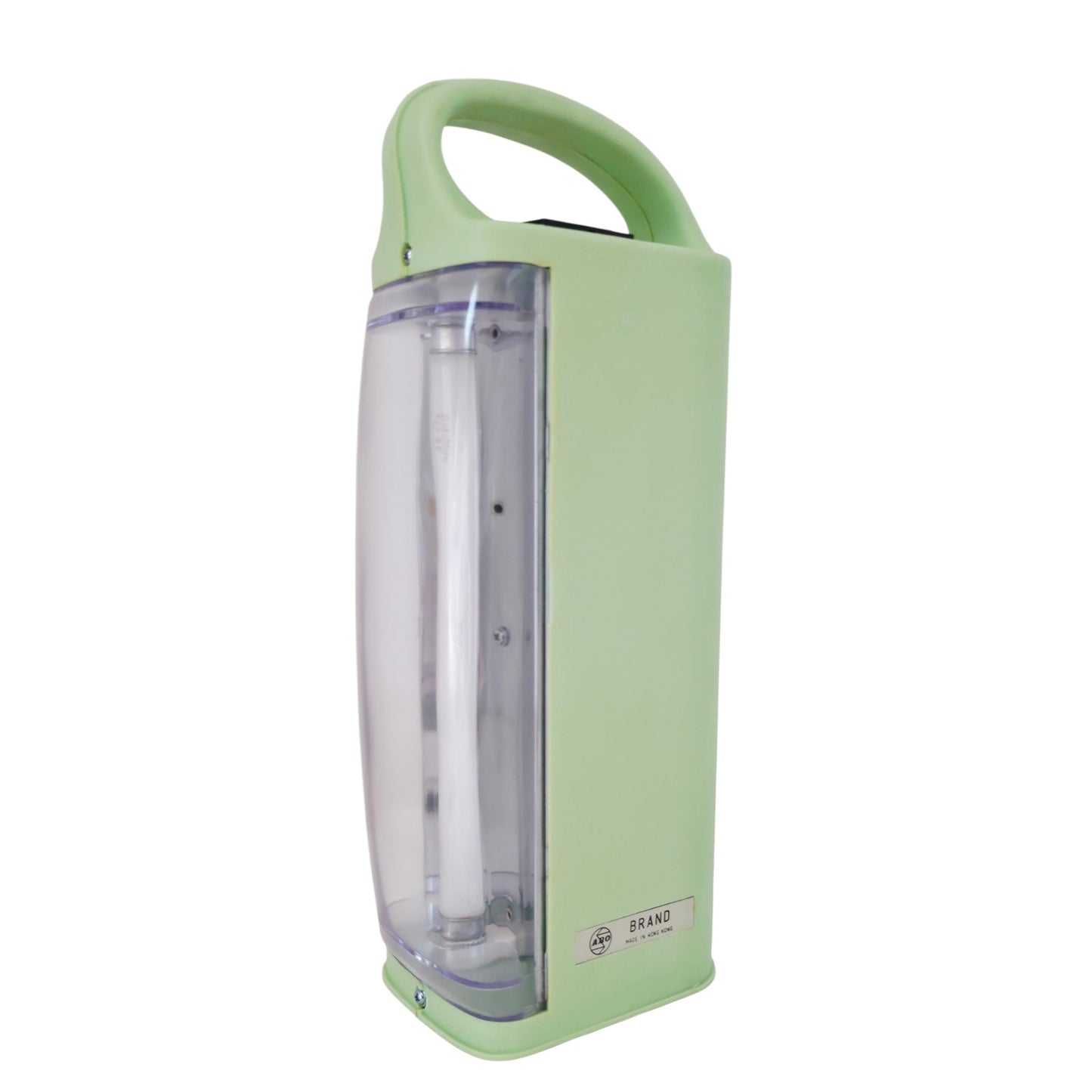 VINTAGE *NEW* 1970's Battery Operated Fluorescent Lantern Outdoor - Lime Green