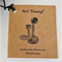 VINTAGE *PRISTINE* Art Thang Candlestick Rotary Dial Spanish Telephone Restored