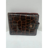 VINTAGE 1970's Stacy Bi-Fold Coin/Photo/Cash Snake Print Wallet